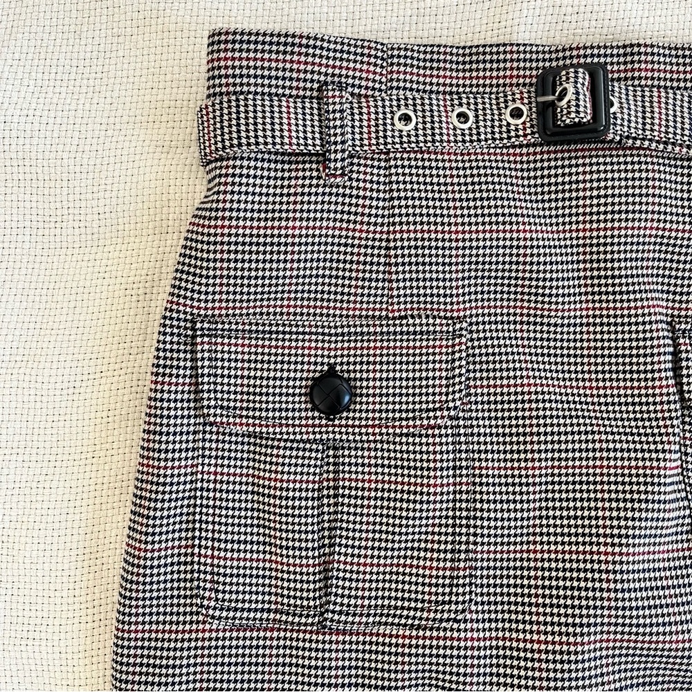 Forever 21 Check Wiggle Skirt Size M - Picture 2 of 8
